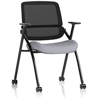 Capra Mesh Back Folding Training Chair, Quest Shell