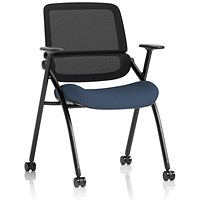Capra Mesh Back Folding Training Chair, Quest Whelk