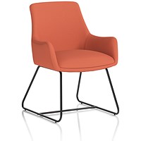 Quote Sled Base Reception Chair Bespoke Colour Quest Crab