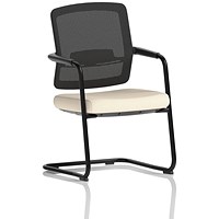 Flint Mesh Back Cantilever Chair, Quest Salt