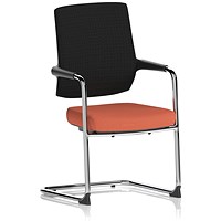 Vero Airmesh Back Cantilever Chair, Quest Crab