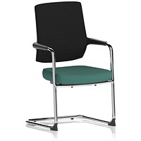Vero Airmesh Back Cantilever Chair, Quest Kelp