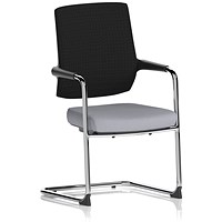Vero Airmesh Back Cantilever Chair, Quest Shell