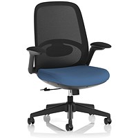 Crew 2 Task Operator Mesh Back Chair, Folding Arms, Quest Limpet