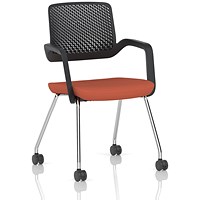 Cosmo Training Chair Black Frame Bespoke Colour Seat Quest Crab
