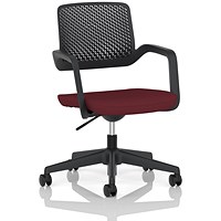 Cosmo Task Operator Chair, Black Frame, Ginseng Chilli