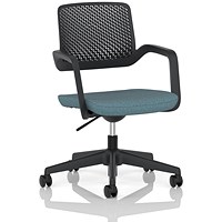 Cosmo Task Operator Chair, Black Frame, Rivet Quench