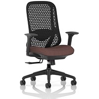 Prism Mesh Back Chair, Height Adjustable Arms, Rivet Forge