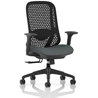Prism Mesh Back Chair, Height Adjustable Arms, Rivet Tensile