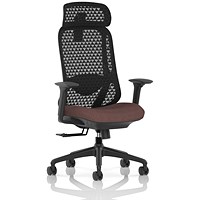 Prism Mesh Back Chair, Headrest, Height Adjustable Arms, Rivet Forge