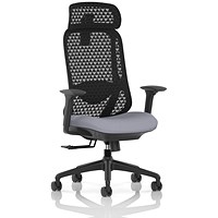 Prism Mesh Back Chair, Headrest, Height Adjustable Arms, Quest Shell
