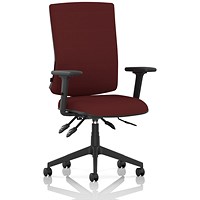 Orlena High Back Task Operator Chair, Height Adjustable Arms, Ginseng Chilli