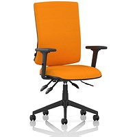 Orlena High Back Task Operator Chair, Height Adjustable Arms, Senna Yellow