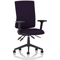 Orlena High Back Task Operator Chair, Height Adjustable Arms, Tansy Purple