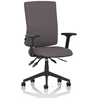 Orlena High Back Task Operator Chair, Height Adjustable Arms, Rivet Fuse
