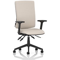 Orlena High Back Task Operator Chair, Height Adjustable Arms, Quest Salt