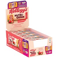 Kellogg's Strawberry Nutrigrain Breakfast Bars, 37g, Pack of 25