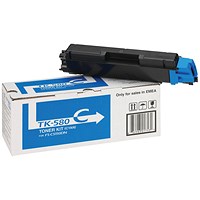 Kyocera TK-580C Cyan Laser Toner Cartridge