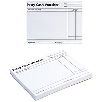 Q-Connect Petty Cash Voucher Pad 125x101mm (Pack of 10) KF00103
