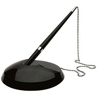 Q-Connect Reception Pen With Chain and Base