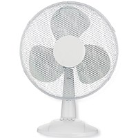 Q-Connect Desktop Oscillating Fan, 3 Speed, 16 Inch