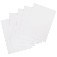 Q-Connect Binding Comb Covers, 250gsm, White, A4, Pack of 100
