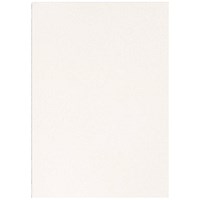 Q-Connect Binding Comb Covers, Leathergrain, White, A4, Pack of 100