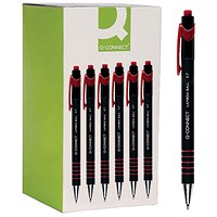 Q-Connect Lamda Ballpoint Pen Medium Red (Pack of 12)