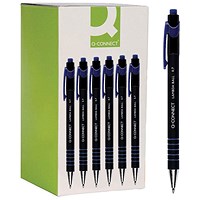 Q-Connect Lamda Ballpoint Pen, Blue, Pack of 12