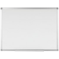 Q-Connect Magnetic Whiteboard, Aluminium Frame, 1200x900mm