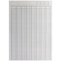 Q-Connect Analysis Pad, A4, 8 Columns