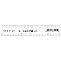 Q-Connect Metric and Imperial Ruler Clear 150mm