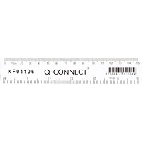 Q-Connect Clear 150mm/15cm/6inch Ruler