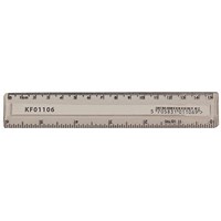 Q-Connect Acrylic Shatter Resistant Ruler 15cm Clear (Pack of 10)