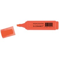 Q-Connect Orange Highlighter Pen (Pack of 10)