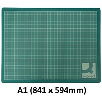 Q-Connect Cutting Mat Non-Slip PVC A1 Green