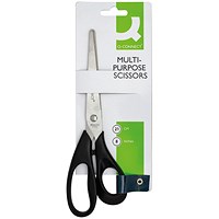Q-Connect Scissors 210mm Black Stainless Steel