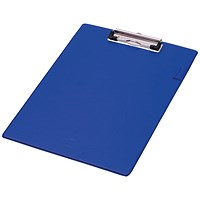 Q-Connect PVC Clipboard, Foolscap, Blue