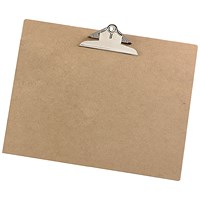 Q-Connect Masonite Clipboard, A3, Brown