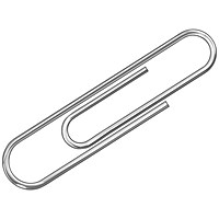 Q-Connect Paperclips Plain 32mm 100 Per Box (10 Pack)