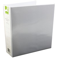 Q-Connect Presentation Ring Binder, A4, 4 D-Ring, 50mm Capacity, White, Pack of 6 Q-Connect Presentation Ring Binder, A4, 4 D-Ring, 50mm Capacity, White, Pack of 6