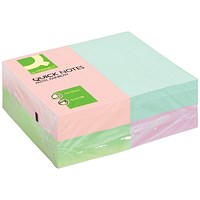Q-Connect Quick Notes, 76 x 127mm, Pastel, Pack of 12 x 80 Notes