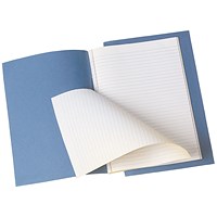 Q-Connect Counsels Notebook, A4, Ruled & Perforated, 192 Pages, Blue, Pack of 10
