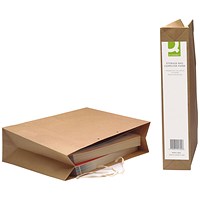Q-Connect Computer Paper Storage Bags, Foolscap, Pack of 25 Q-Connect Computer Paper Storage Bags, Foolscap, Pack of 25