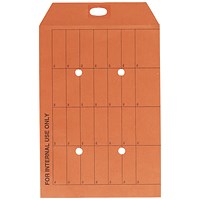 Q-Connect C4 Envelope Internal Mail Resealable 85gsm Orange (250 Pack) J00058