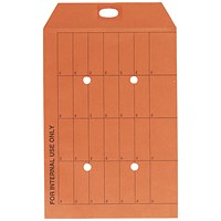Q-Connect C4 Envelope Internal Mail Resealable 85gsm Orange (Pack of 250)