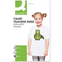 Q-Connect A4 T-Shirt Transfer Paper, Pack of 10