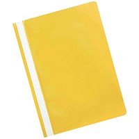 Q-Connect A4 Project Folders, Yellow, Pack of 25