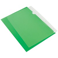 Q-Connect A4 Cut Flush Folders Green, Pack of 100