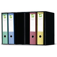 Q-Connect Lever Arch File Module, Black, Pack of 5